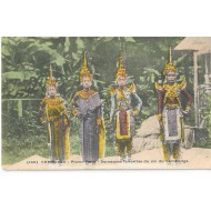 Cambodge - Phnom Penh - Danseuses favorites du Roi du Cambodge 